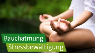 Stressbewältigung – Achtsamkeitsübung Bauchatmung in Stresssituationen [upl. by Eivla203]