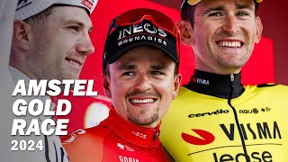 Nu Wel Raak Voor Thomas Pidcock  Amstel Gold Race 2024 [upl. by Enitsud]