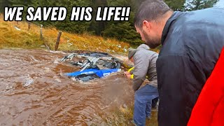 FLOODS Of Strata Florida Dangerous rescue [upl. by Notniw301]