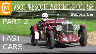 VSCC Prescott 2023 September Long Course Part 2 Fast Cars [upl. by Issim]