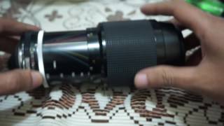 review  Nikon 80200mm f45 N AI with sample image [upl. by Melly72]