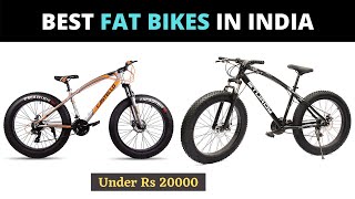 Best Fat bikes in India  Top 5 Best Fat Cycles [upl. by Reahard]