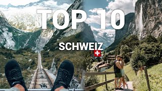 TOP 10 ORTE SCHWEIZ die man gesehen haben sollte ∙ Reisetipps amp Sehenswürdigkeiten [upl. by Wendell]