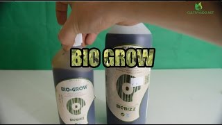 BIO GROW DE BIOBIZZ FERTILIZANTE ORGANICO PARA CRECIMIENTO Y FLORACION [upl. by Cini]