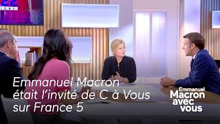 Emmanuel Macron était linvité de C à vous sur France 5 [upl. by Slade]