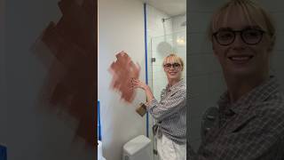 turning my ENTIRE bathroom pink🎀 interiordesign bathroommakeover [upl. by Hogen]