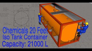 Chemical container 20 feet tank  Construction drawings [upl. by Aihsiyt]