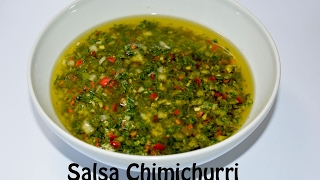 Como hacer Salsa chimichurri  2  Chimichurri Sauce [upl. by Irahc]