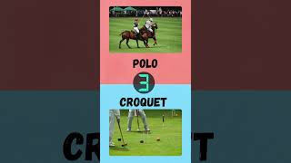 Polo vs Croquet – Which Game Would You Play 🐴🥏 epicchoice Shorts [upl. by Dami598]