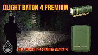 Olight Baton 4 Premium  Is This Worth The quotPREMIUMquot Name [upl. by Shanleigh]