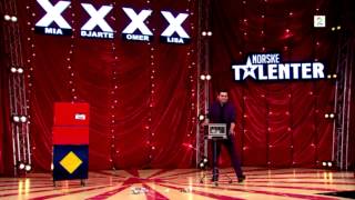 Amazing Magician on Norways got talent [upl. by Yarak144]