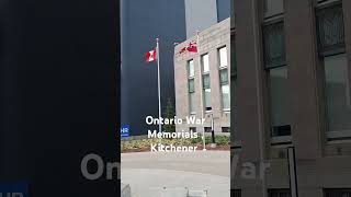 Ontario War memorials Kitchener [upl. by Cirenoj]