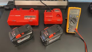 Milwaukee M18 120Ah battery charging and analysis  Supercharger vs Rapid Charger [upl. by Annehcu]