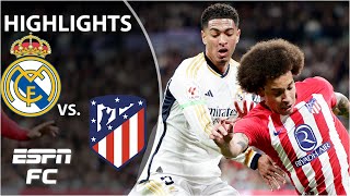 🚨 STUNNED 🚨 Real Madrid vs Atletico Madrid  LALIGA Highlights  ESPN FC [upl. by Iana]