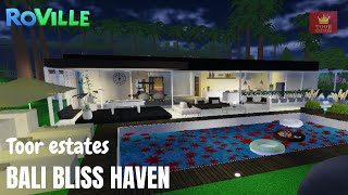 Roville House Codes Exploring BALI BLISS HAVEN on Virtual Tour🏡  Toor estates  Roblox [upl. by Lahey]