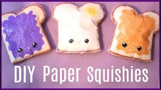 DIY PAPER Squishies How to make a squishy without foam or puffy paint [upl. by Tichon575]