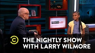 The Nightly Show  Marley Dias Talks 1000BlackGirlBooks [upl. by Ahsieki]