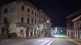 Brownsville Pennsylvania at Night Drive Through [upl. by Elyad]