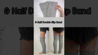 How to Crochet Leg Warmers In 5 Easy Steps crochet knitpattern crochetprojects [upl. by Ehtiaf976]