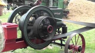 THRESHING WHEAT with a STEAM ENGINE tubalcain [upl. by Barcot]