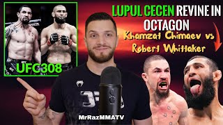 Lupul CECEN revine in Octagon la UFC308  Khamzat Chimaev vs Robert Whittaker  Analiza lupta [upl. by Enahpets]