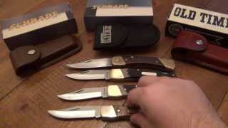 Knife Review  Schrade Models 60T 60TW amp 70T Triple Feature [upl. by Annawad]