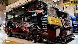 4KBODYLINE NISSAN CARAVAN URVAN NV350 Bodykit ボディライン 日産キャラバンNV350カスタム  東京オートサロン2018 [upl. by Sorel]