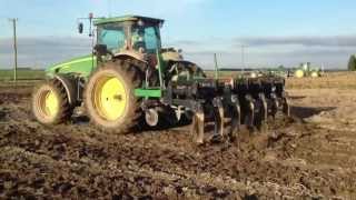 John Deere 8330  Great Plains Subsoiler [upl. by Ursa249]