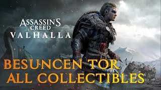 AC Valhalla Besuncen Tor All Collectibles Treasure Hoard Map Gear and Carbon Ingot [upl. by Aicilaana]