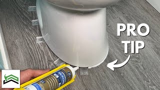 How To Fix A Wobbly Toilet  Permanent Solution [upl. by Annoit]