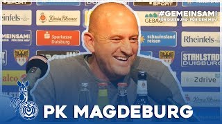 quotNein aber neinquot  PK Magdeburg  FCMMSV  ZebraTV  11092019 [upl. by Imoyn]