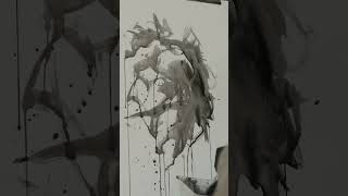 You can paint with charcoal Full video on YouTube [upl. by Phonsa]