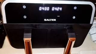 Salter Dual Air Fryer Review How To 2022 [upl. by Ignacio256]