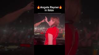 UK Deputy Prime Minister Angela Rayner on stage with DJ Fisher at Hï Ibiza Spain 😁 shorts ibiza [upl. by Ettigdirb]