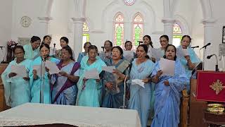 Enikay Jeevan sung by Womens Fellowship Choir  CSI Cathedral church  Kollam [upl. by Mace291]