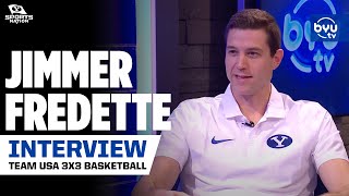 Jimmer Fredette talks 3x3 Basketball at the 2024 Paris Olympics [upl. by Ettelliw]