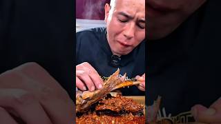 mukbang spicy ribs yummy [upl. by Idnor]