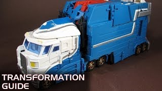 How to transform TF Classics Ultra Magnus with City Commander Armour  Wallas Toy Reviews [upl. by Ximenez]