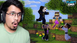 Mystery Man Attacked Us In FLEET SMP 😱  Minecraft [upl. by Artemisa]