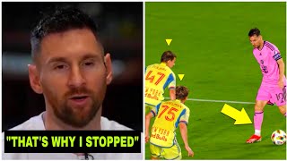 SHOCKING 😱 Messi Revealed Why He Stopped Old Dribbling Skills [upl. by Jana]