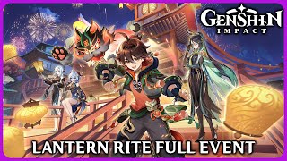 Full Lantern Rite Event  Genshin Impact 44 [upl. by Dalis]