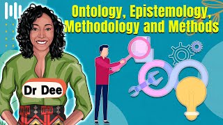 Ontology epistemology methodology and methods I Dr Dee [upl. by Nevanod]