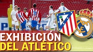 ATLÉTICO MADRID 31 REAL MADRID juveniles  Exhibición ante el Madrid de Guti  Diario AS [upl. by Elinnet]