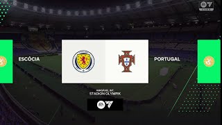 ESCÓCIA VS PORTUGAL LIGA DAS NAÇÕES 2024 2025 [upl. by Aciamaj]