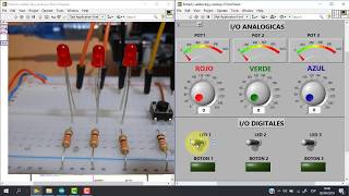 Comunicación ARDUINO y LabVIEW 11  Entradas amp Salidas Analogicas amp Digitales [upl. by Irra]