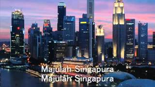 Majulah Singapura National anthem of Singapore YouTube [upl. by Nnednarb759]