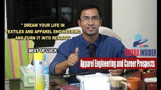 Apparel Engineering and Career Prospects ।। TEXTILE INSIDER [upl. by Roobbie]