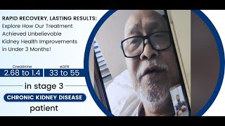 Chronic Kidney Disease Stage 3 Patient Testimonial  The Miracle Drinks [upl. by Kress]