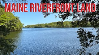 10± Acres of Riverfront Land For Sale  Maine Real Estate [upl. by Tomaso800]