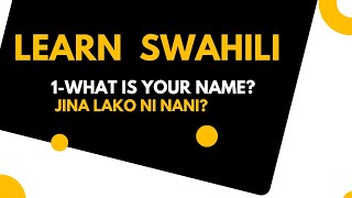 Swahili basic questions and answers Learn Swahili From home 🏡 [upl. by Rosen]